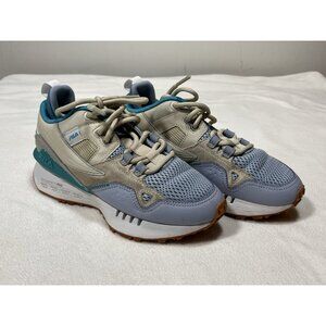 Fila Women's Chunky Athletic Sneakers in Blue, Teal, Gray, and Gum